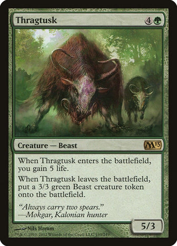 Image for Thragtusk (193) [Magic 2013 (M13)]