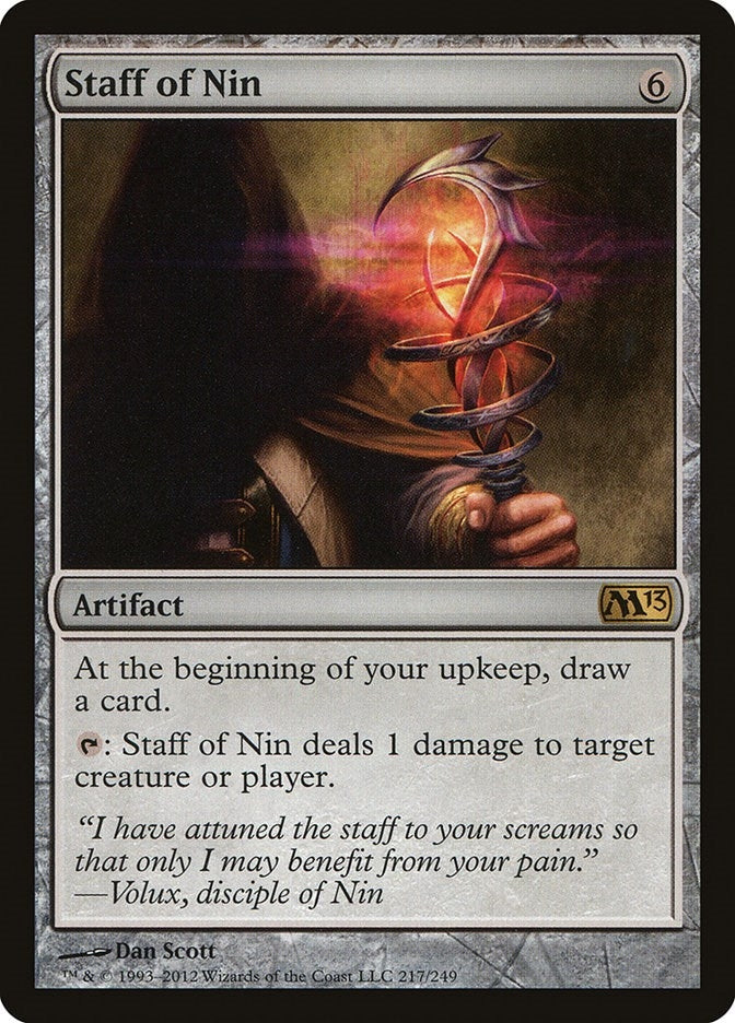 Image for Staff of Nin (217) [Magic 2013 (M13)]