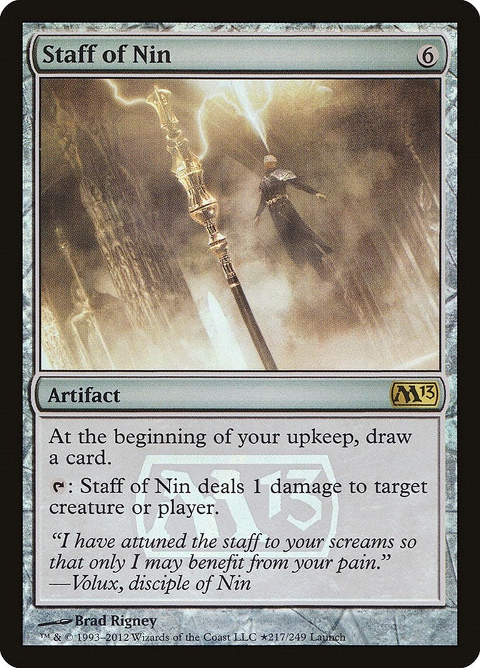 Image for Staff of Nin (217) - Magic: The Gathering
