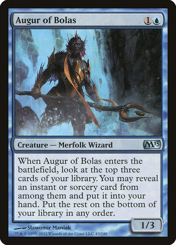 Image for Augur of Bolas (43) [Magic 2013 (M13)]