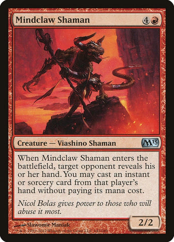 Image for Mindclaw Shaman (142) [Magic 2013 (M13)]