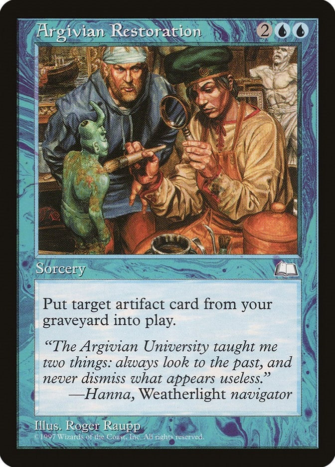 Image for Argivian Restoration [Weatherlight]