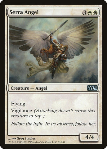 Image for Serra Angel (31) [Magic 2013 (M13)]