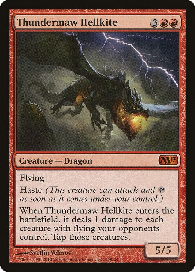 Image for Thundermaw Hellkite (150) [Magic 2013 (M13)]