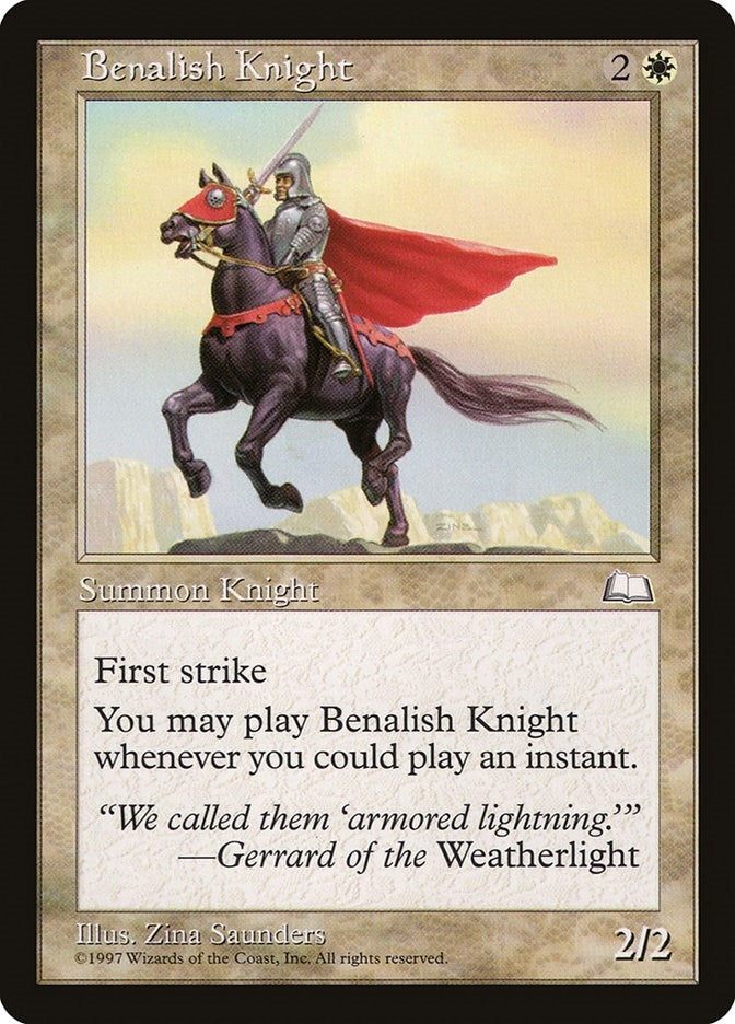 Image for Benalish Knight [Weatherlight]