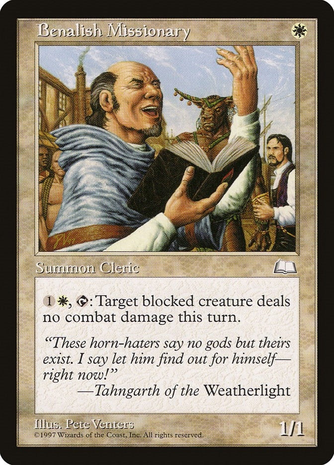 Image for Benalish Missionary [Weatherlight]
