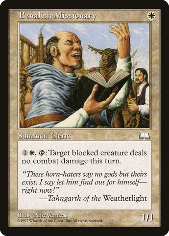 Image for Benalish Missionary [Weatherlight]