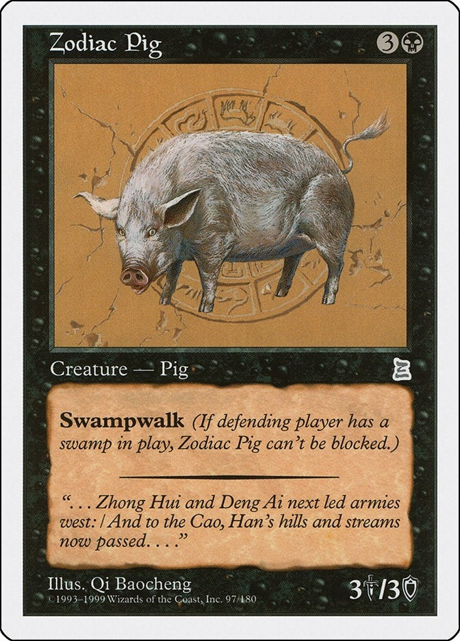 Image for Zodiac Pig (97) [Portal Three Kingdoms]