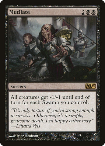 Image for Mutilate (102) [Magic 2013 (M13)]