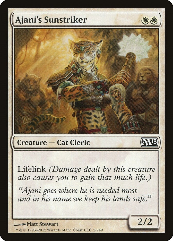 Image for Ajani's Sunstriker (2) [Magic 2013 (M13)]