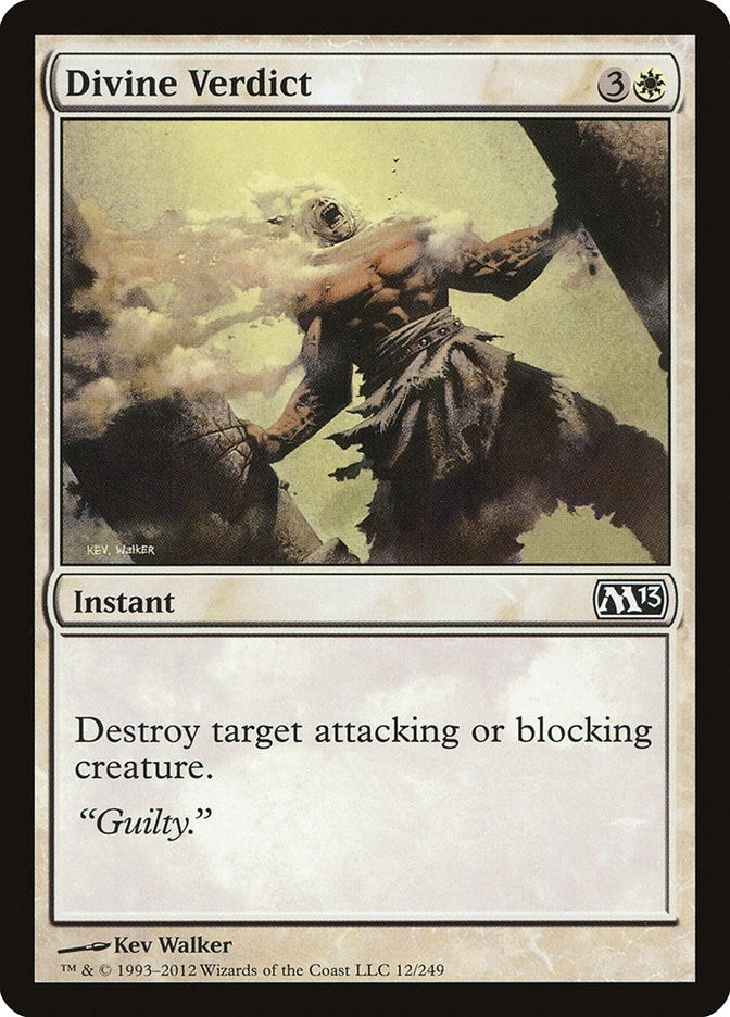 Image for Divine Verdict (12) [Magic 2013 (M13)]