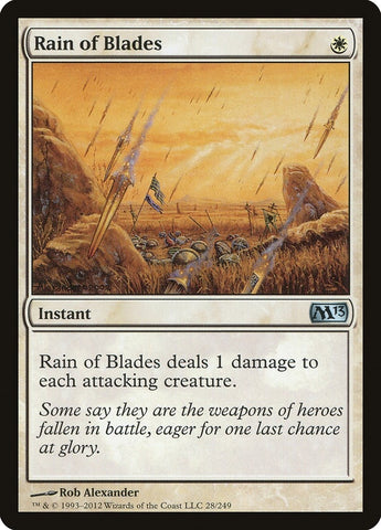 Image for Rain of Blades (28) [Magic 2013 (M13)]
