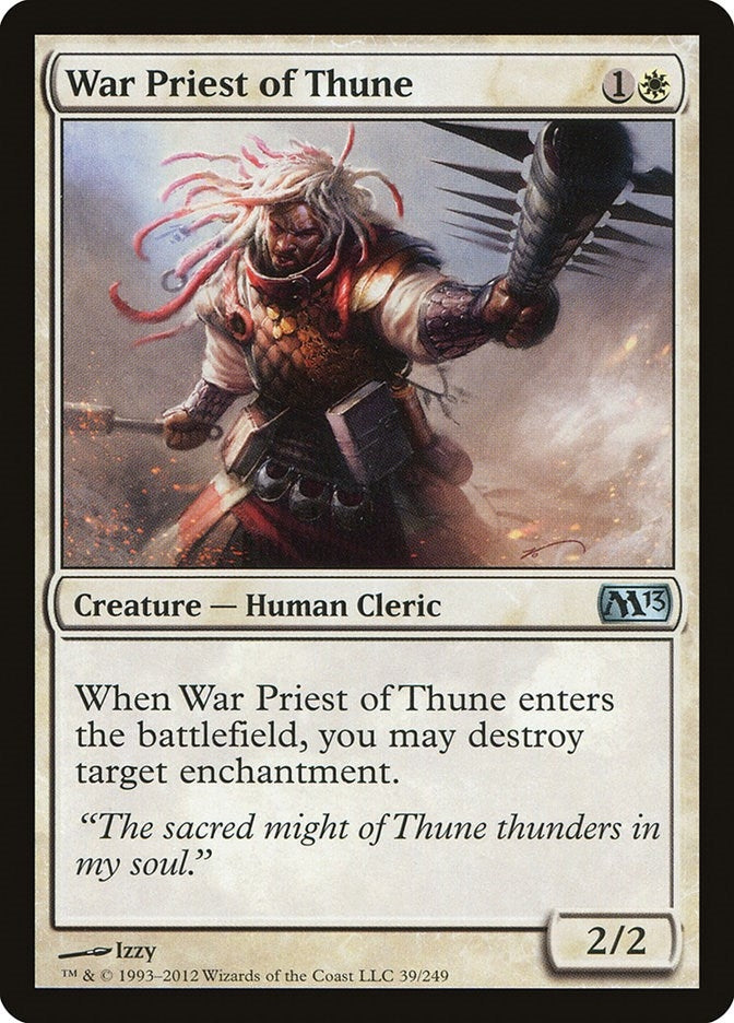 Image for War Priest of Thune (39) [Magic 2013 (M13)]