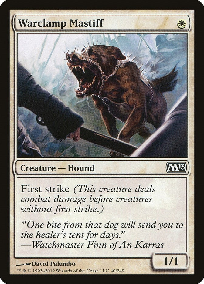 Image for Warclamp Mastiff (40) [Magic 2013 (M13)]