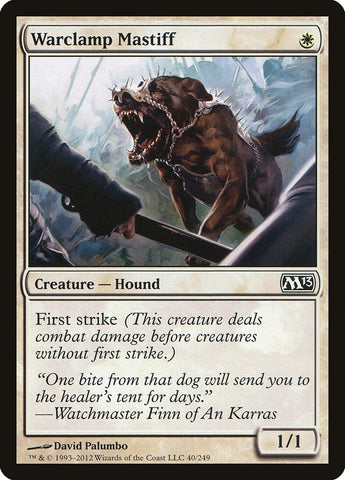 Image for Warclamp Mastiff (40) [Magic 2013 (M13)]