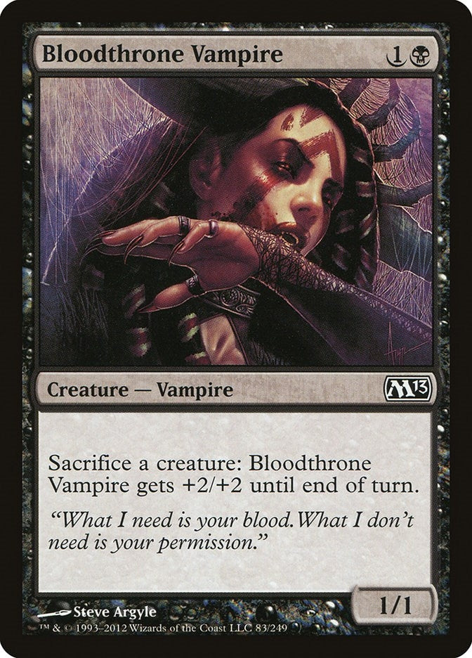Image for Bloodthrone Vampire (83) [Magic 2013 (M13)]
