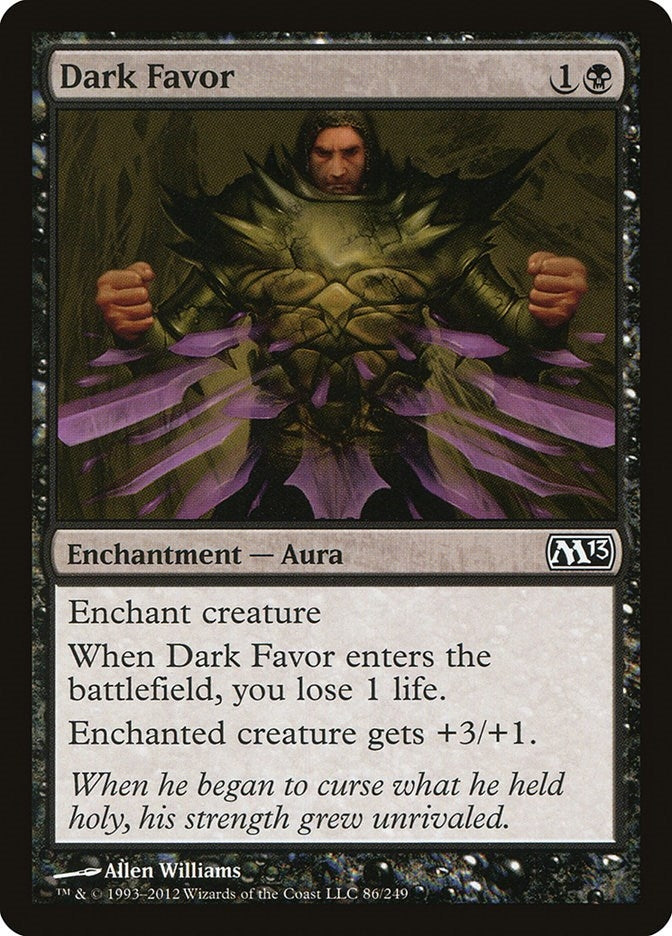 Image for Dark Favor (86) [Magic 2013 (M13)]
