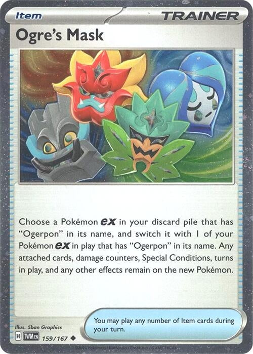 Ogre's Mask - 159/167 (Cosmos Holo) (159/167) (Miscellaneous Cards & Products)