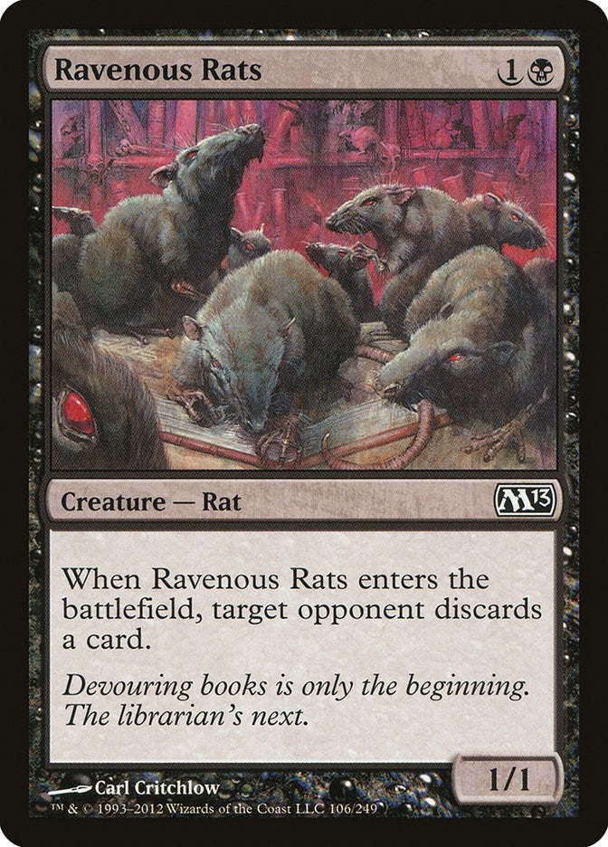 Image for Ravenous Rats (106) [Magic 2013 (M13)]