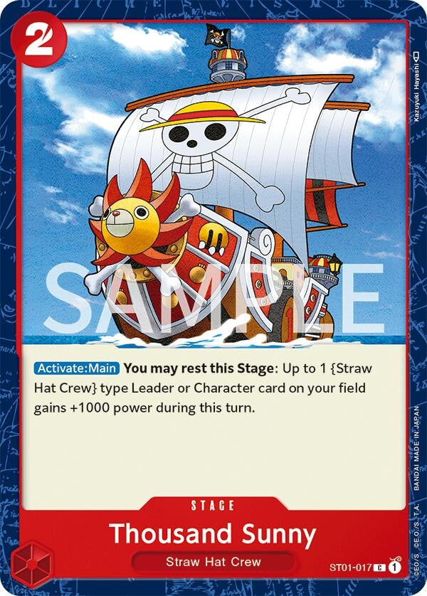 Image for Thousand Sunny (ST01-017) - One Piece Card Game
