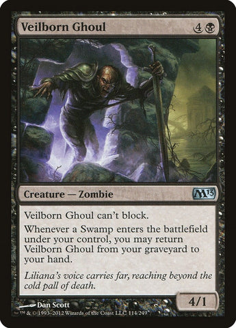 Image for Veilborn Ghoul (114) [Magic 2013 (M13)]