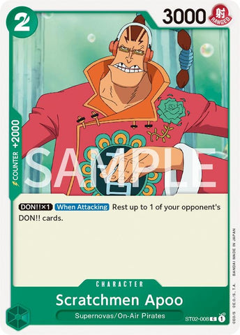 Image for Scratchmen Apoo (ST02-008) - One Piece Card Game