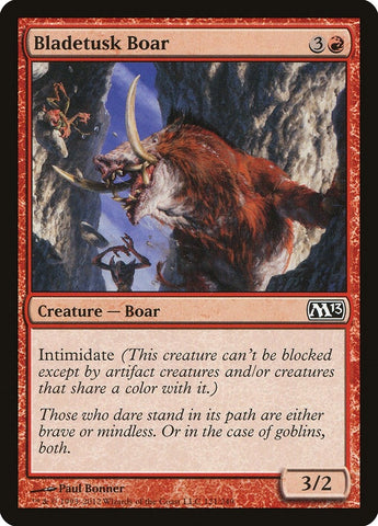 Image for Bladetusk Boar (121) [Magic 2013 (M13)]