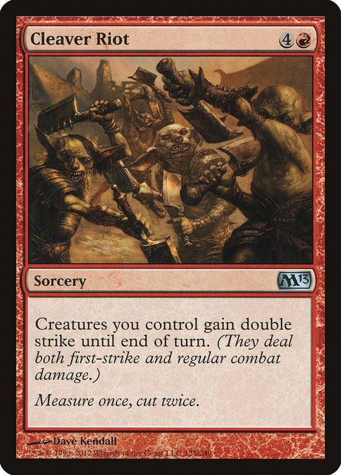 Image for Cleaver Riot (125) [Magic 2013 (M13)]
