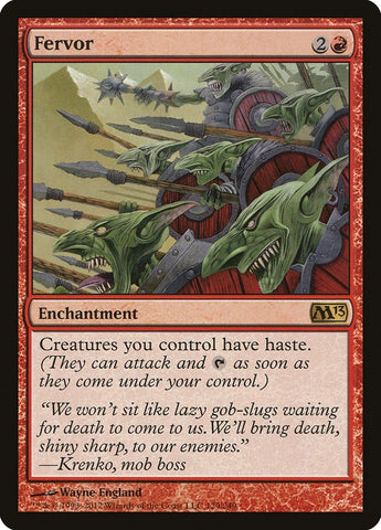 Image for Fervor (129) [Magic 2013 (M13)]