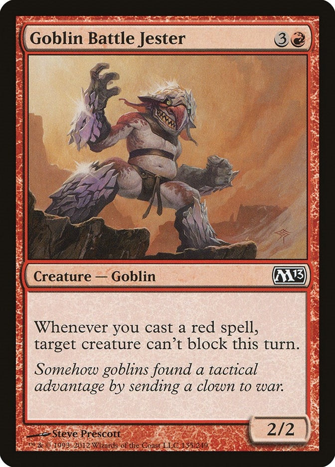 Image for Goblin Battle Jester (135) [Magic 2013 (M13)]