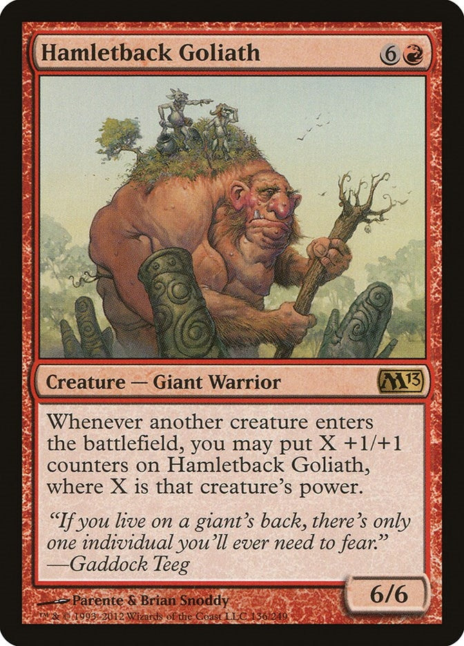 Image for Hamletback Goliath (136) [Magic 2013 (M13)]