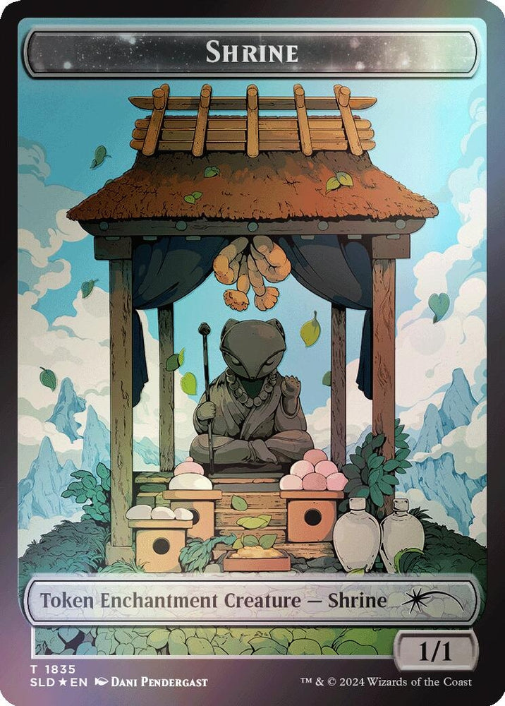 Image for Shrine Token (Rainbow Foil) (1835) [Secret Lair Drop Series]