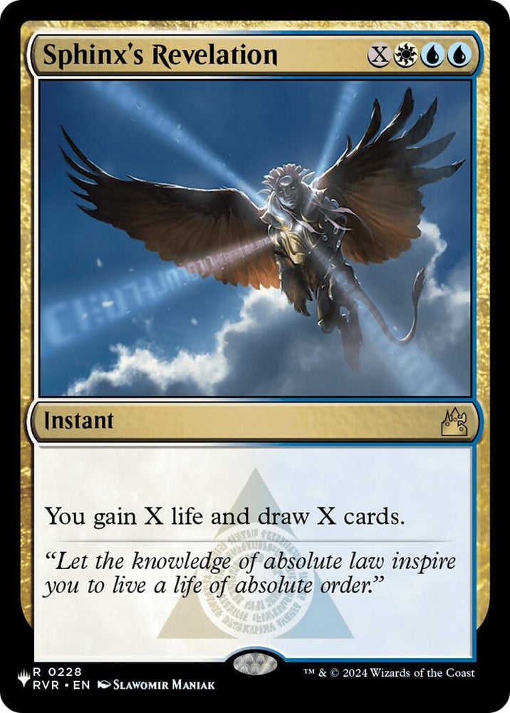 Image for Sphinx's Revelation (228) [LIST]
