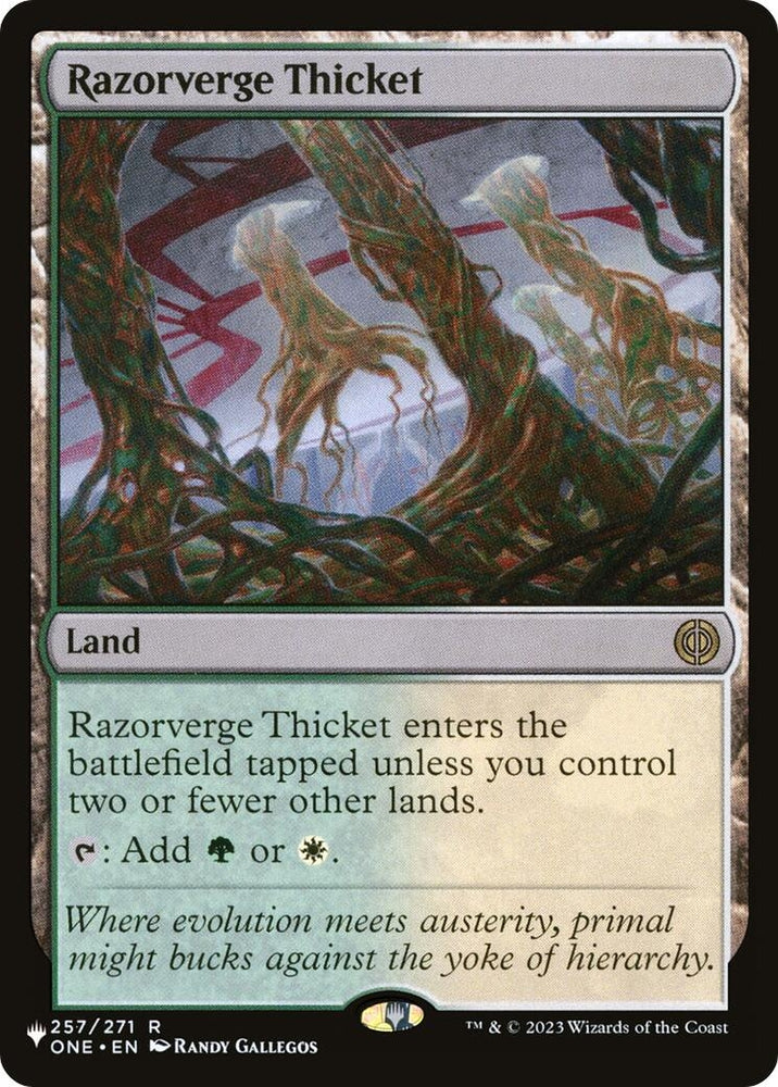 Image for Razorverge Thicket (257) [LIST]