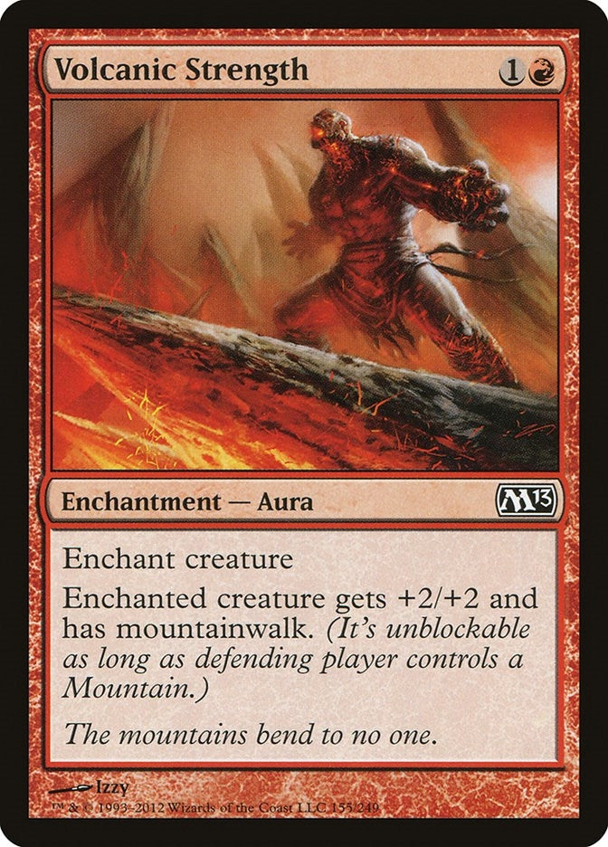 Image for Volcanic Strength (155) [Magic 2013 (M13)]