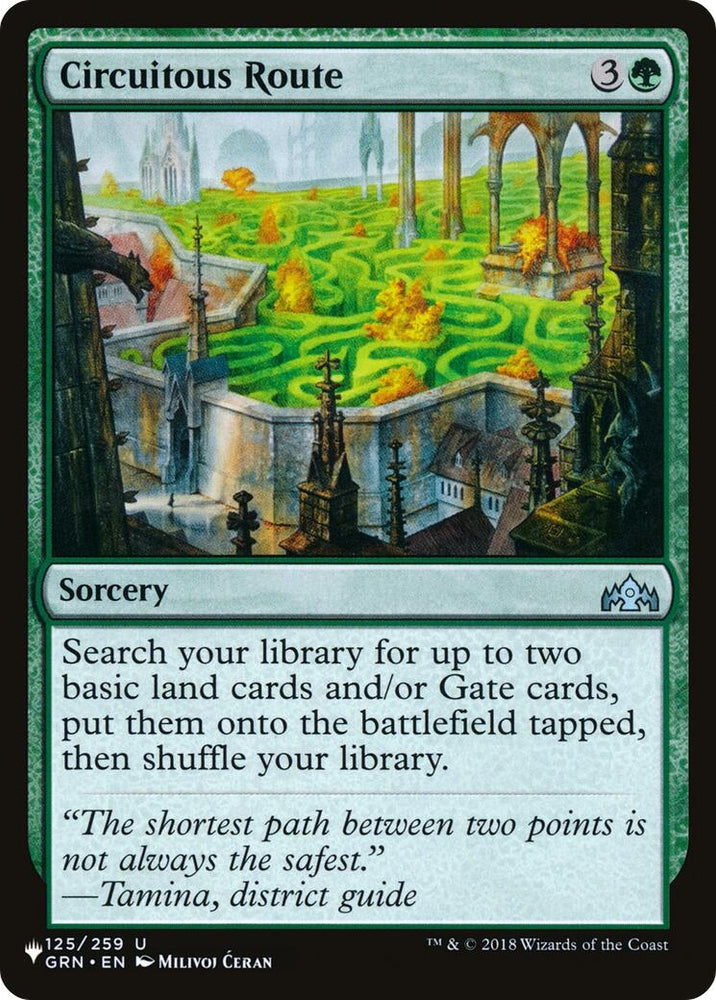 Image for Circuitous Route (125) [LIST]