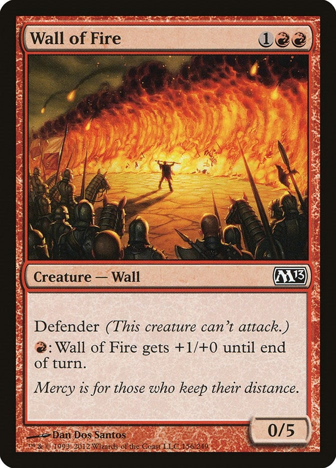 Image for Wall of Fire (156) [Magic 2013 (M13)]