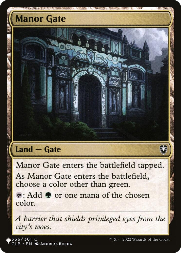 Image for Manor Gate (356) [LIST]