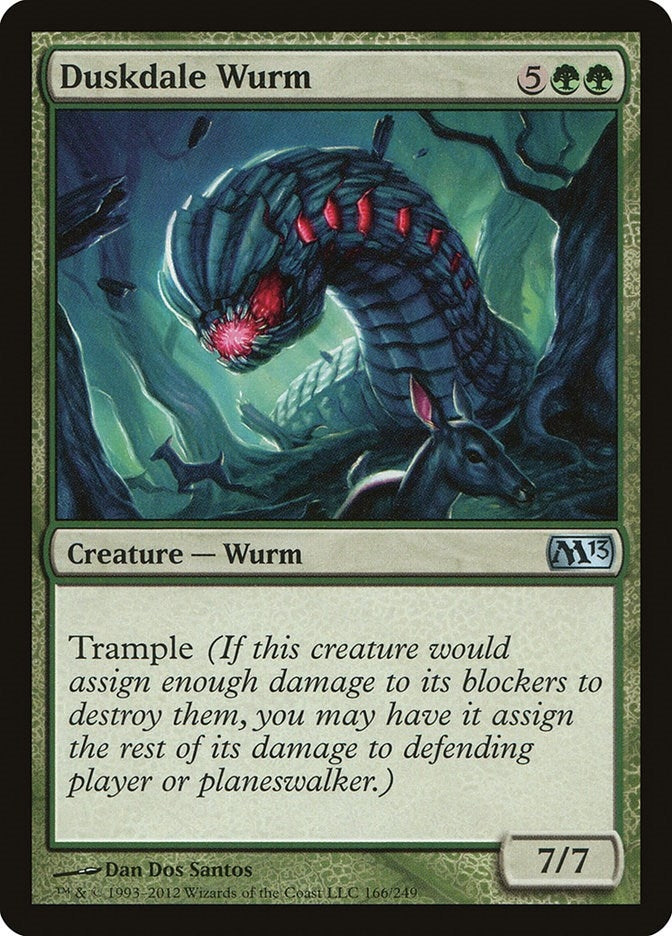 Image for Duskdale Wurm (166) [Magic 2013 (M13)]
