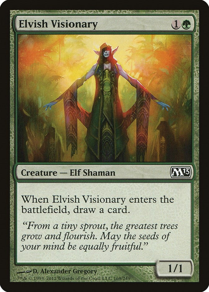 Image for Elvish Visionary (169) [Magic 2013 (M13)]