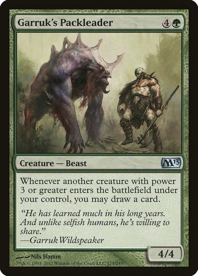 Image for Garruk's Packleader (175) [Magic 2013 (M13)]