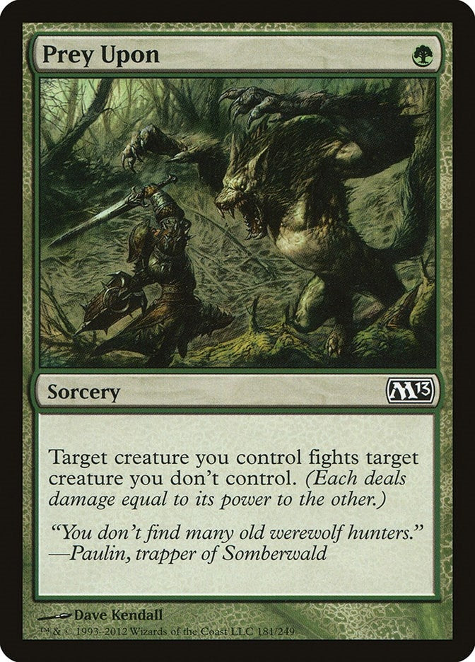Image for Prey Upon (181) [Magic 2013 (M13)]