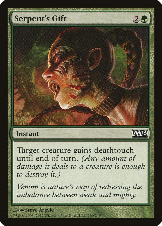 Image for Serpent's Gift (190) [Magic 2013 (M13)]