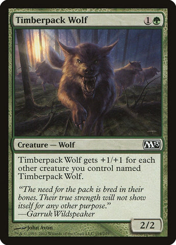 Image for Timberpack Wolf (194) [Magic 2013 (M13)]