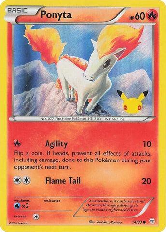Image for Ponyta (014/083) - Pokemon