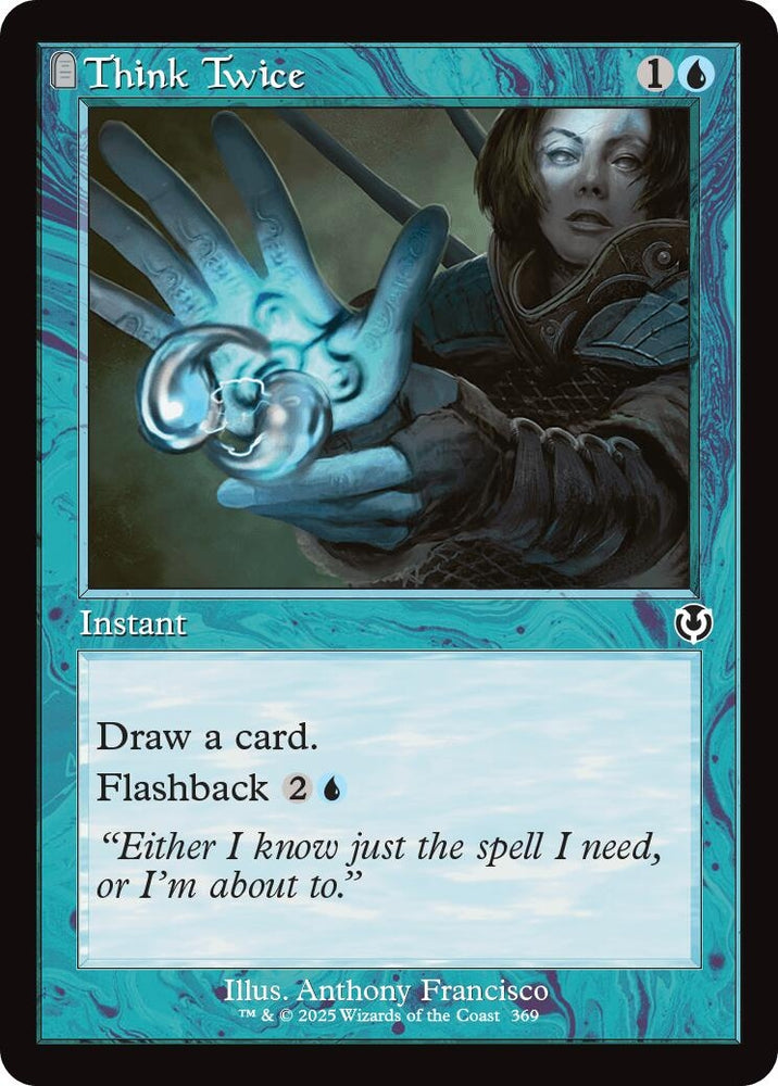 Image for Think Twice (Retro Frame) (369) [Innistrad Remastered]