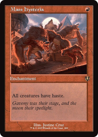 Image for Mass Hysteria (Retro Frame) (400) [Innistrad Remastered]