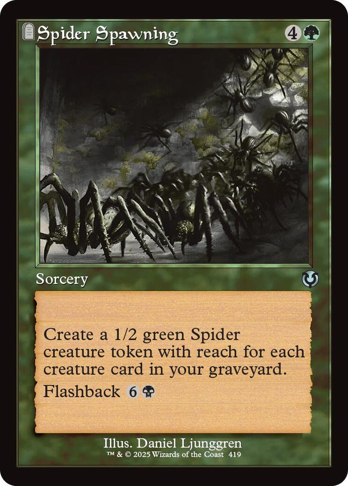 Image for Spider Spawning (Retro Frame) (419) [Innistrad Remastered]