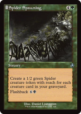 Image for Spider Spawning (Retro Frame) (419) [Innistrad Remastered]