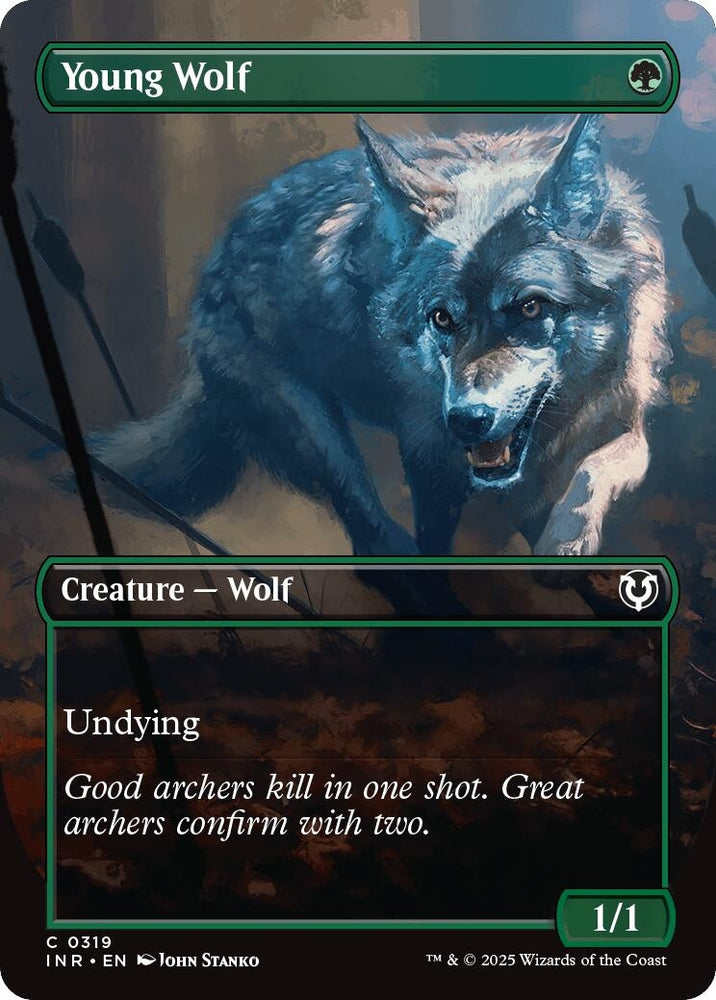 Image for Young Wolf (Borderless) (319) [Innistrad Remastered]